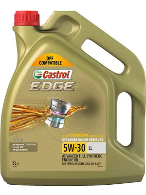 Castrol Edge FST Full Synthetic 5W-30 Engine Oil 5L (3413348) • $133.83