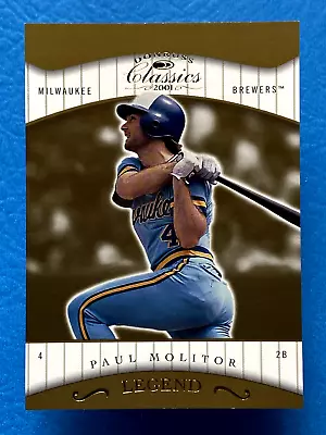 2001 Donruss Classics Legend /1755 Paul Molitor #195 • $3.99