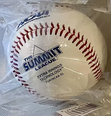 Rawlings Official NCAA Summit League Baseball Flat Seam Game Ball-New In Package • $14.95