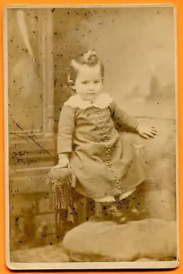 Manchester NH Portrait Of A Toddler By Langley Circa 1880s Backstamp • $3.75