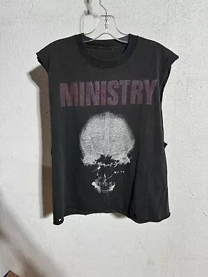 Vintage 1988 Ministry The Mind Is A Terrible Thing To Taste T Shirt L Industrial • $89.99