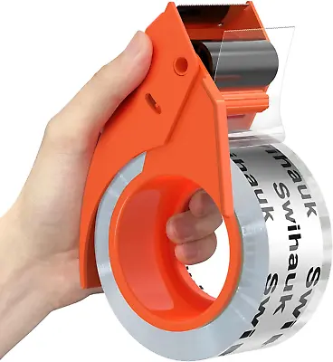Heavy Duty Packing Tape With Dispenser Strong Durable Shipping Tape Packaging • $9.95