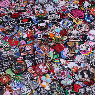 10/20pcs/lot Random Mixed Patch Set Iron Sew On Patches Music Guitar Punk Patch • $15.50