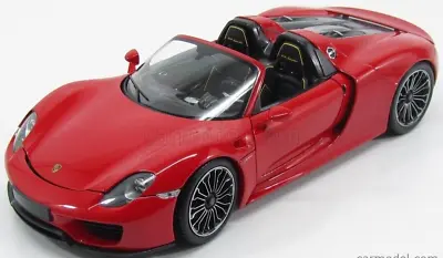 MINICHAMPS 2013 Porsche 918 Spyder Red 1:18 LE 504pcs*New RARE Color! • $399