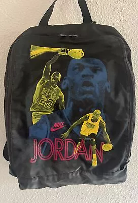Vintage Nike Air Jordan Backpack Book Bag 1980s 80s Gray Tag Rare • $8.50