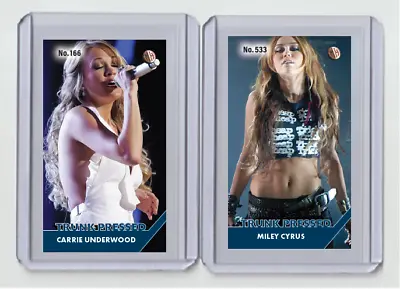 Miley Cyrus Rare MH Trunk Pressed #'d X/3 Tobacco Card No. 533 • $5