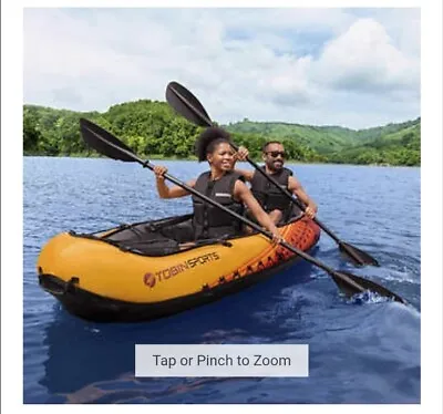 Tobin Sports Wavebreak Inflatable 2-person Kayak • $187.95