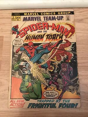 Marvel Team-Up 2 Spider-Man And The Human Torch 1972 • $19.49