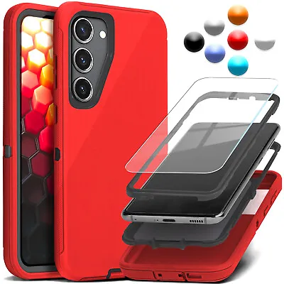 For Samsung Galaxy S24 S23 S22 21 Ultra Shockproof Protective Rugged Case Cover • $9.49