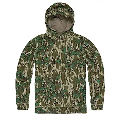 Mossy Oak Men's Vintage Camo Hunt Hoodie Greenleaf X-Large • $62.27