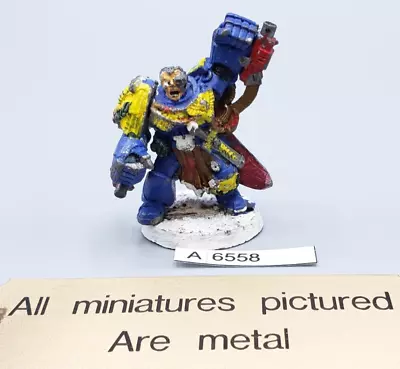 Warhammer 40K Space Marines Ultramarines Marneus Calgar Metal OOP A6558 • $16.19