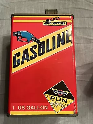 VTG 1989 Galoob Micro Machines Secret Gasoline Gas Can Playset Car Storage Case • $20