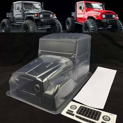 1/10 For 1965 Toyota FJ40 Truck Cab PC Clear Body RC Crawler Axial SCX10 Traxxas • $25.88