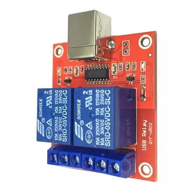 £8.75 • Buy 2 Way USB Relay Module HID No Drive USB Relay Computer Control 5V