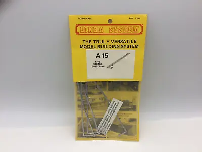 Linka A15 OO Gauge Square House Roof Guttering (5 Pieces) • £7.99