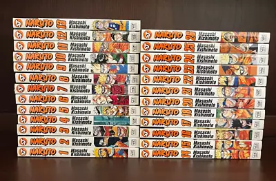 Naruto Manga Lot Of 25 By Masashi Kishimoto Shonen Jump English • $75