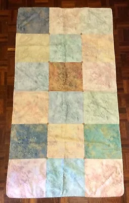 Hand Made Patchwork Throw 60” X 32” • £15