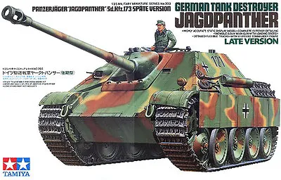 Tamiya 35203 1/35 Model German Sdkfz.173 Jagdpanther Tank Destroyer Late Version • $21.90