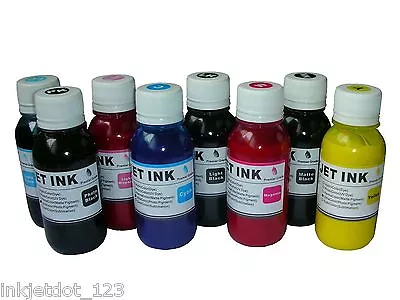 ND Non-Original 8x100ml UltraChrome K3 Pigment Ink For Stylus Pro 4000 7600 9600 • $86.99