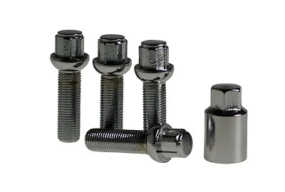 WHEEL LOCK BOLTS LUGS LOCKS SET 28mm 14x1.5 BALL Seat VW Audi Mercedes Benz • $9.90