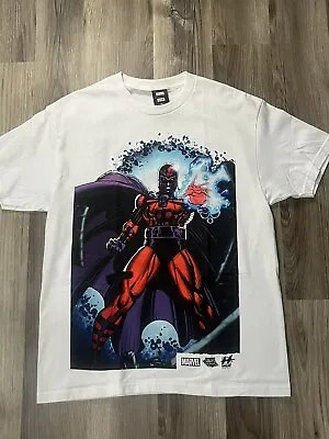 HUF X Marvel Magneto White T Shirt Size Large Used Good Quality 9/10 • $55