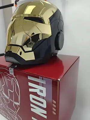 AUTOKING Iron Man 1:1 Cosplay MK5 Helmet Wearable Voice Control Mask Gift • $180.99