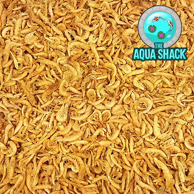 Natural Dried Krill - Floating Fish Food Marine Freshwater Shrimp Terrapin Koi • £4.95