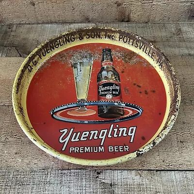 Vintage Yuengling Premium Black Label Beer Serving Tray Pottsville PA • $59.93