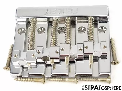 Fender Mike Dirnt Road Worn High Mass P & Jazz Bass BRIDGE Chrome Badass Style. • $59.99