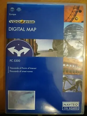 VDO DAYTON NAVTEQ DIGITAL MAP EUROPE 2010/2011 MS PC 5200 MS PC 5200(pro) • £34.17