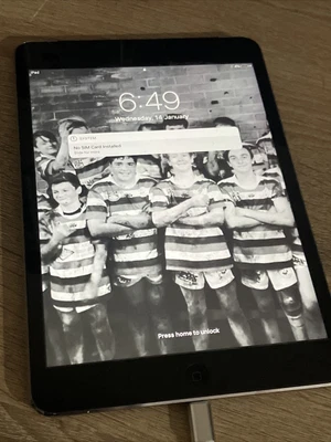 $36 • Buy Apple IPad Mini 2 16GB, Wi-Fi, 7.9in. Black. LOCKED - Good Condition