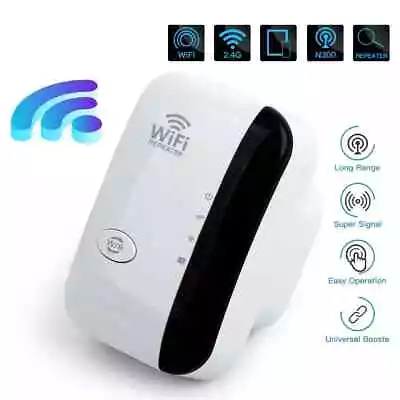 300Mbps Wireless WIFI Repeater Remote Wifi Extender WiFi Amplifier 802.11N... • $8.99