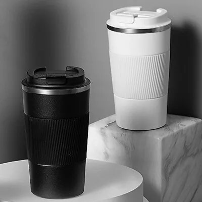 510ML Stainless Steel Leakproof Insulated Thermal Travel Coffee Mug Cup Flask • £6.92