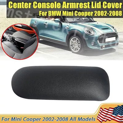 For BMW Mini Cooper 2002-2008 Leather Center Console Armrest Cover Lid • $23.99