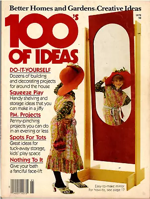 Better Homes And Gardens 100 Creative Ideas Vintage Magazine 1979 DIY Projects • $10