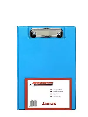 A5 Light Blue Foldover Clipboard - Clip Board Baby Blue Filing • £4.69