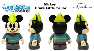 Disney Vinylmation 3  Park 9 Brave Little Tailer Mickey Mouse Topper Toy Figure • $14.99