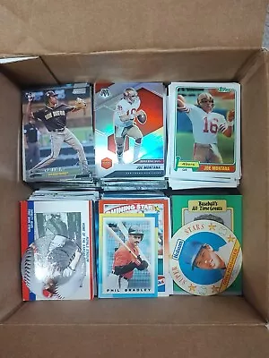 HUGE Sports Card Lot (1000+) Rookies Inserts Etc. • $37.56