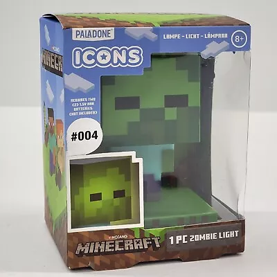 Minecraft ICONS Zombie Night Light Lamp 3D Character Figure Paladone #004 NEW! • $17.95