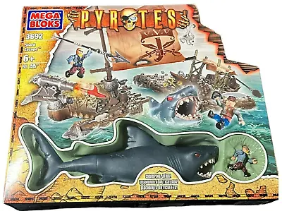 Mega Bloks 3692 Pirates: Shark Escape New In Sealed Box • $139