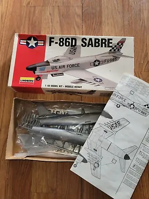 Lindberg F-86d Sabre Model Kit #70503 Lindberg New In Open Box • $19.95