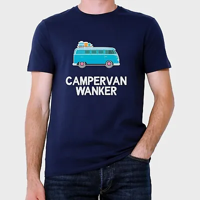 CAMPERVAN Wanker Unisex Mens Womens T Shirt Tee Perfect Gift Idea FOR HIM HER • £14.95