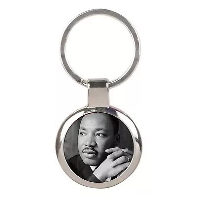 Martin Luther King Civil Rights Legend Key Ring Key Chain Chrome Finish Key Fob • $9.95