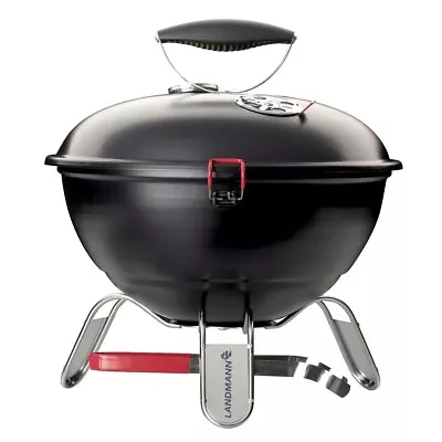£69.99 • Buy Charcoal BBQ Portable Grill Small Piccolino By LANDMANN With Tongs & Handle