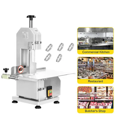1500W Electric Meat Bone Saw Machine Commercial Frozen Meat Bandsaw Cutter • $399.99