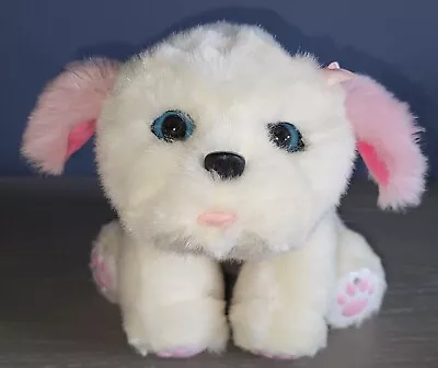 Working Little Live Pets Interactive Real Sounds White Pink Princess Puppy Dog • $28.86