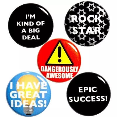 Employee Award Buttons I'm Kind Of A Big Deal Pins Backpack Pins 1 Inch P29-3 • $5.99