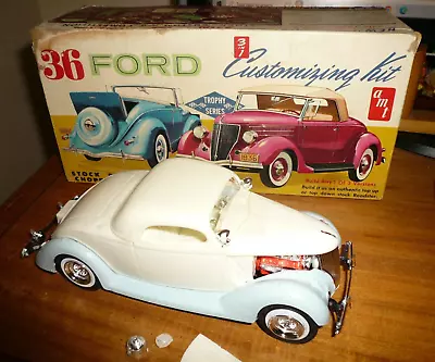 Amt 1936 Ford Coupe Custom With Vintage Box Not Sure If Model Is Vintage • $14.98