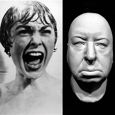 Alfred Hitchcock Life Mask Psycho The Birds Master Of Suspense Great Detail !!!! • $124.95