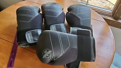 Boxing Gloves Hayabusa S4 Leather Black (Two Pairs) 12 Oz Preowned  • $79.99